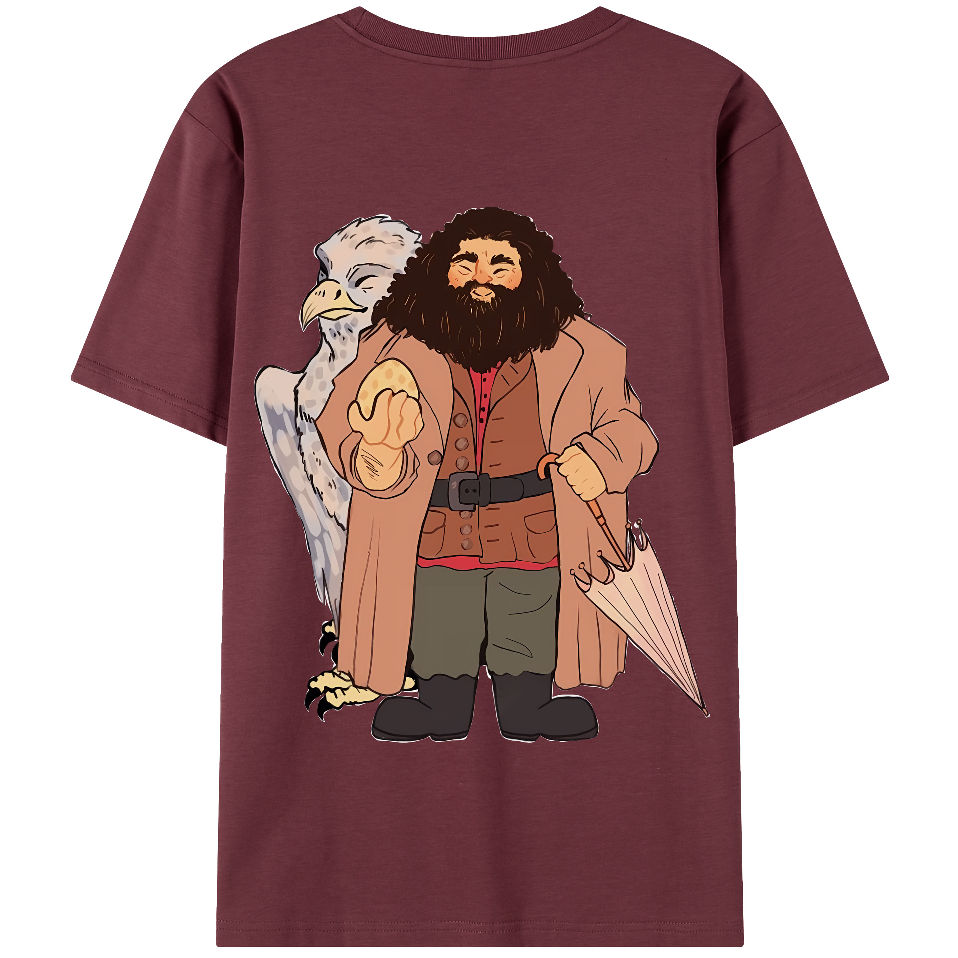 （画像用） Harry Potter ハリー・ポッターシリーズ 綿100％半袖Tシャツ（背面プリント）